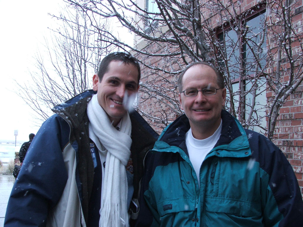 With Tom Best at OSU conference in Colorado