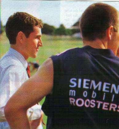 At Roosters Training